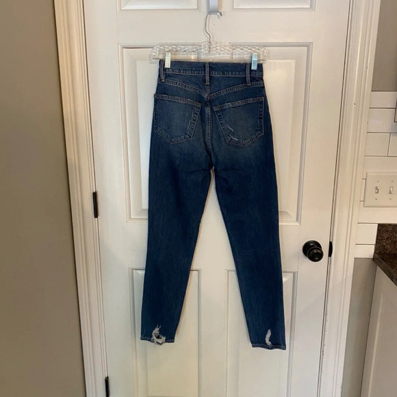 FRAME Le Original Skinny Distressed Jeans Button Fly/Monterey Wash 33585 - Picture 5 of 12